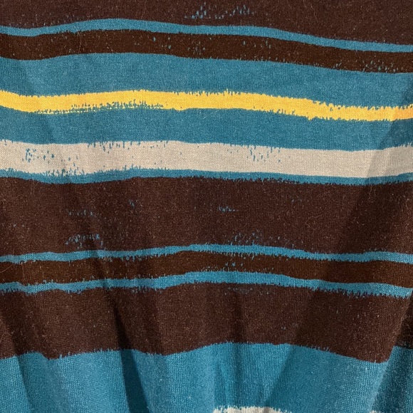 Summer stripe tie waist dress M - Picture 2 of 2